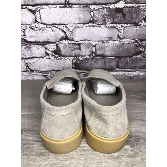 Nordstrom Ortholite NOEZRA-LEA Light Gray Suede Loafers Shoes Men Sz 11M US/44EU - Picture 6 of 16
